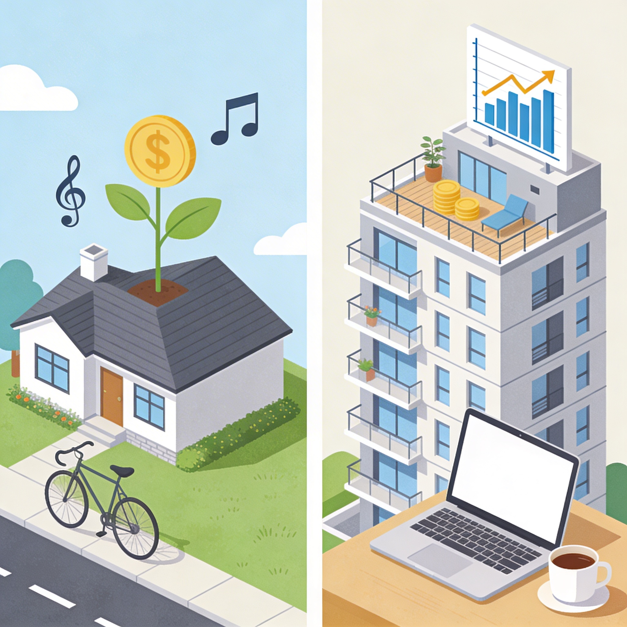 Rumah Tapak vs. Apartemen: Duel Properti Paling Tren, Mana Pilihan Terbaik untuk Investasi & Gaya Hidup Milenial Kekinian?